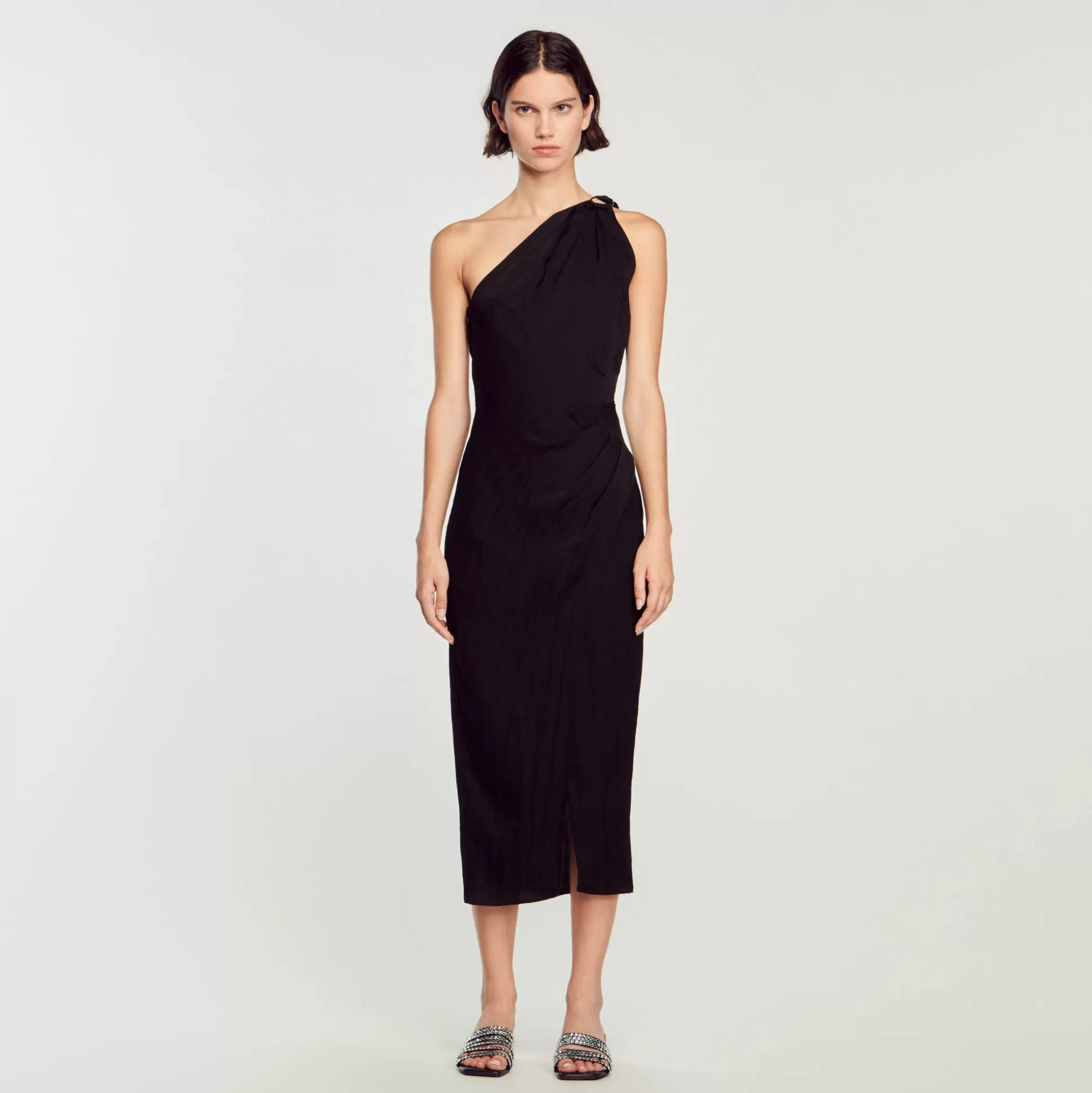 Sandro Paris Asymmetric Dress> Dresses