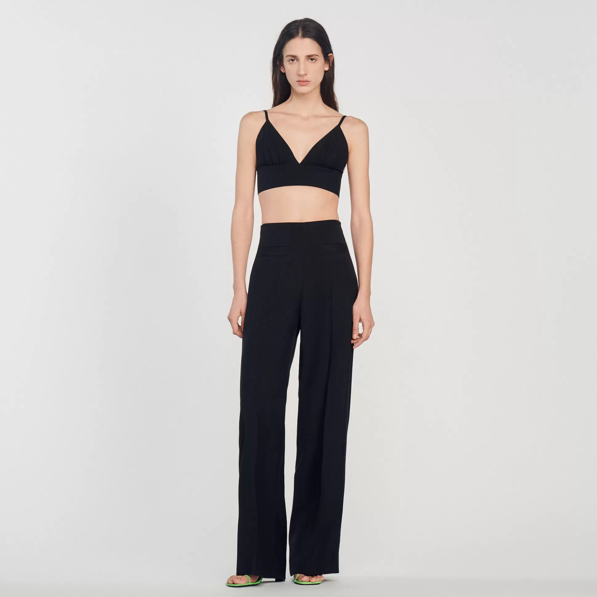 Sandro Paris Crop Top> Tops & Shirts