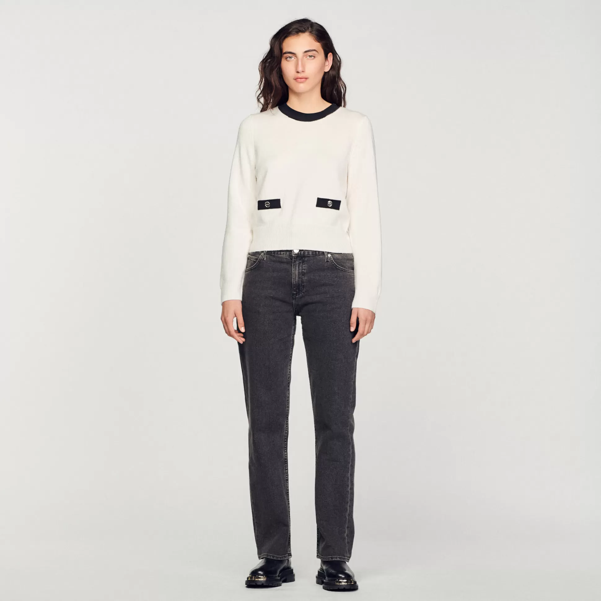 Sandro Paris Fine Knit Sweater> Sweaters & Cardigans