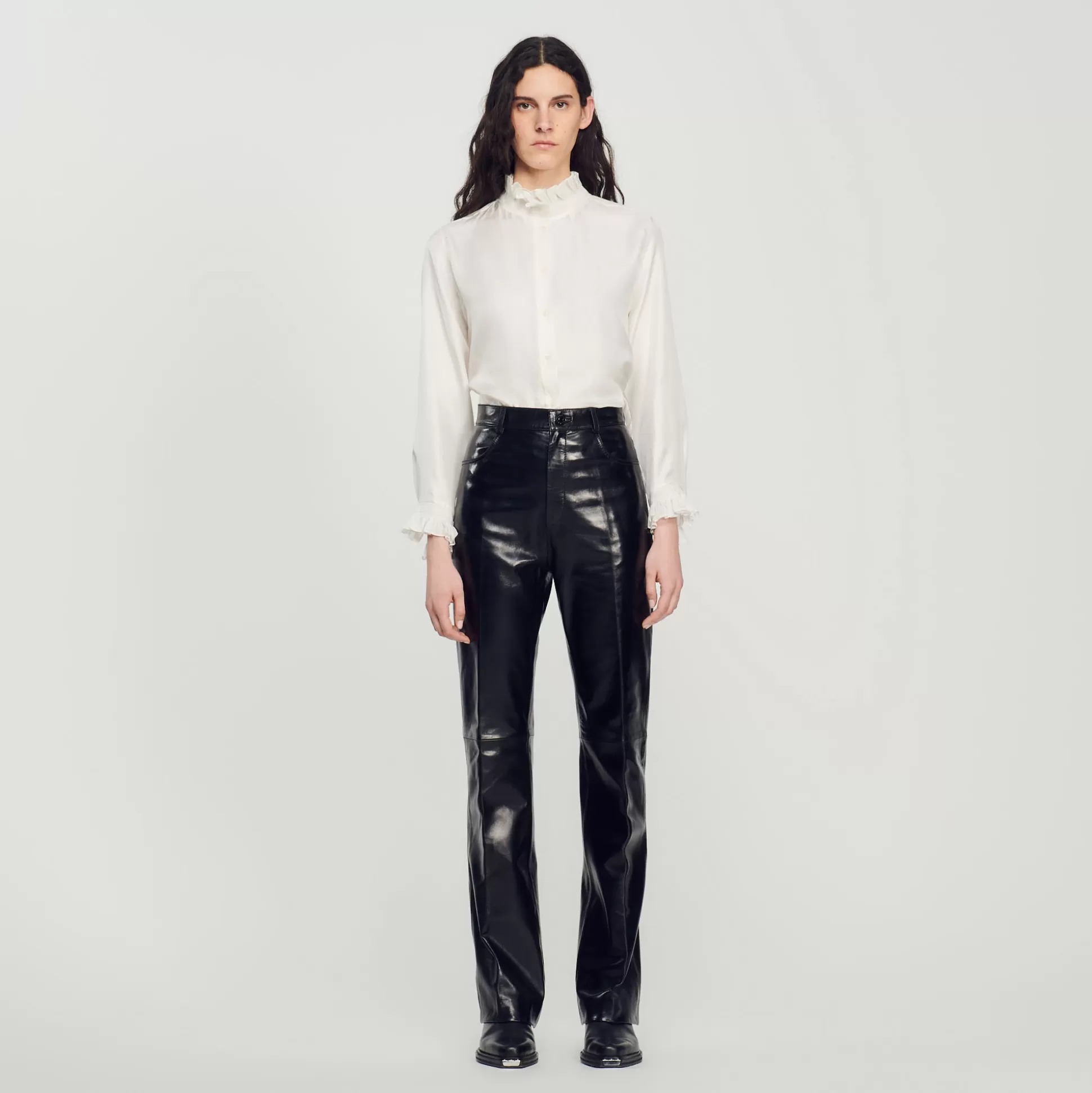 Sandro Paris Leather Pants> Pants & Shorts