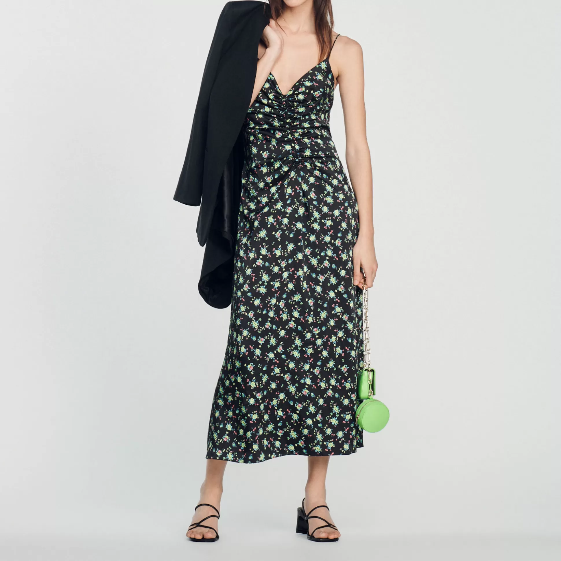 Sandro Paris Long Floral Dress> Dresses