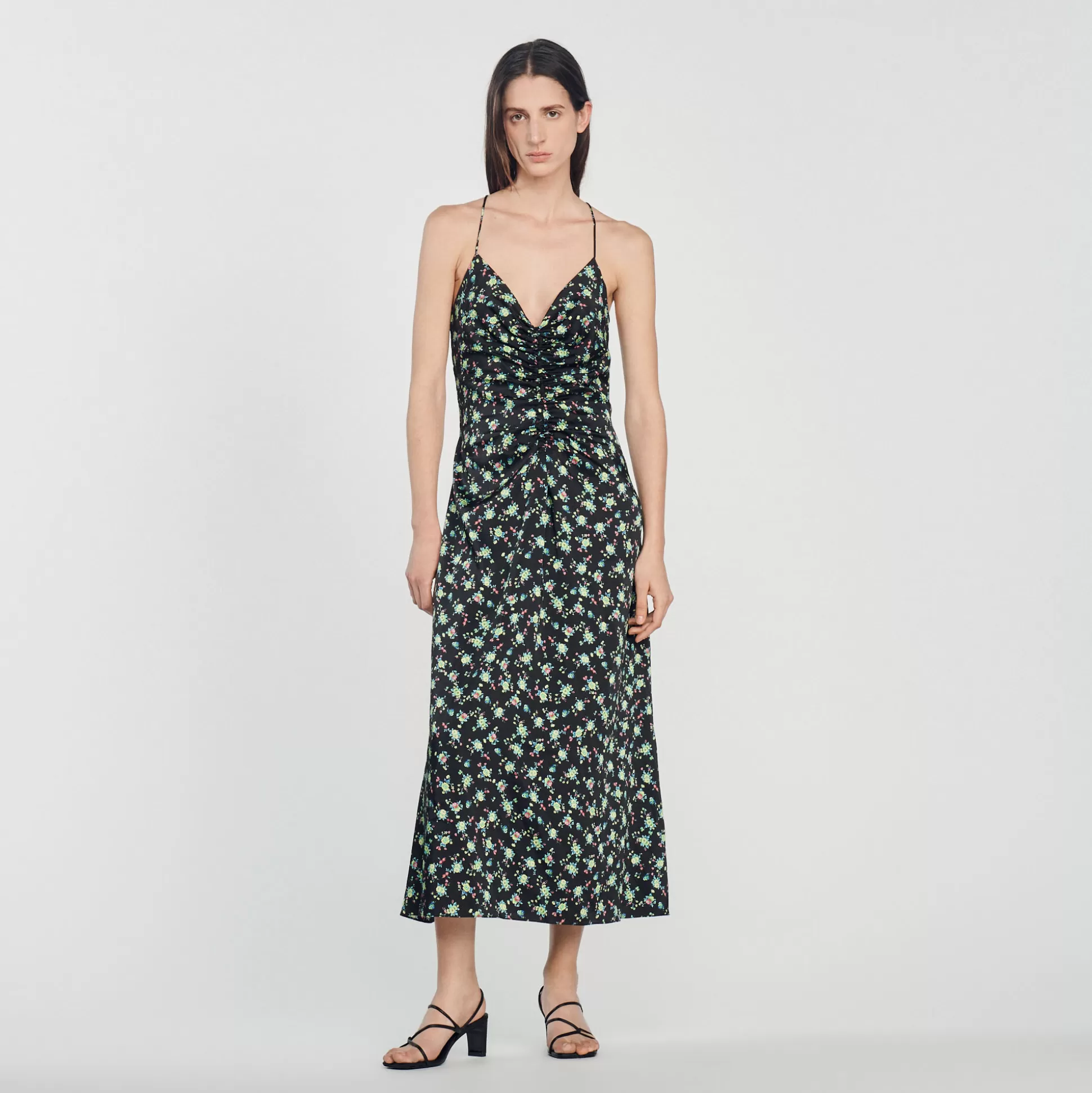 Sandro Paris Long Floral Dress> Dresses