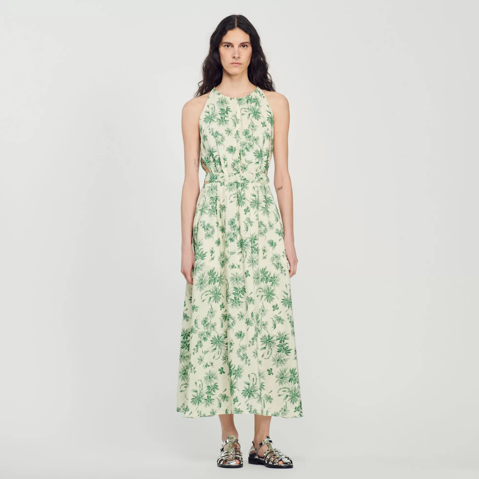 Sandro Paris Long Floral Dress> Dresses