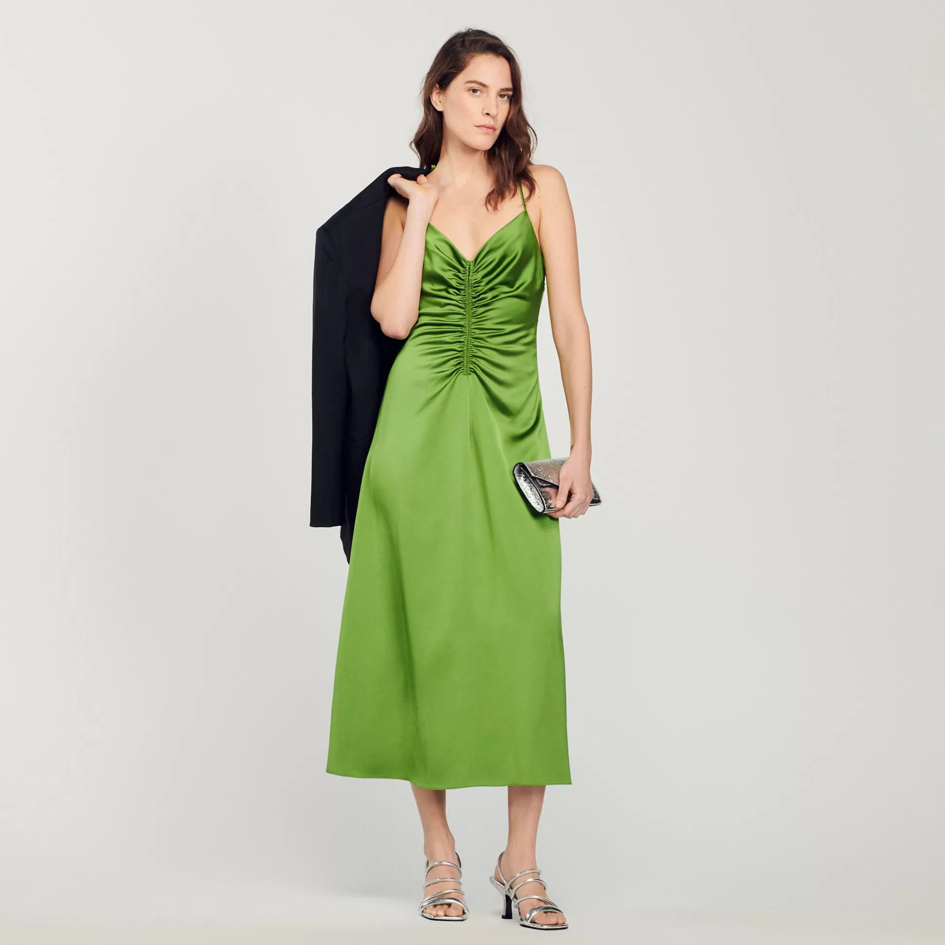 Sandro Paris Long Flowing Dress> Dresses