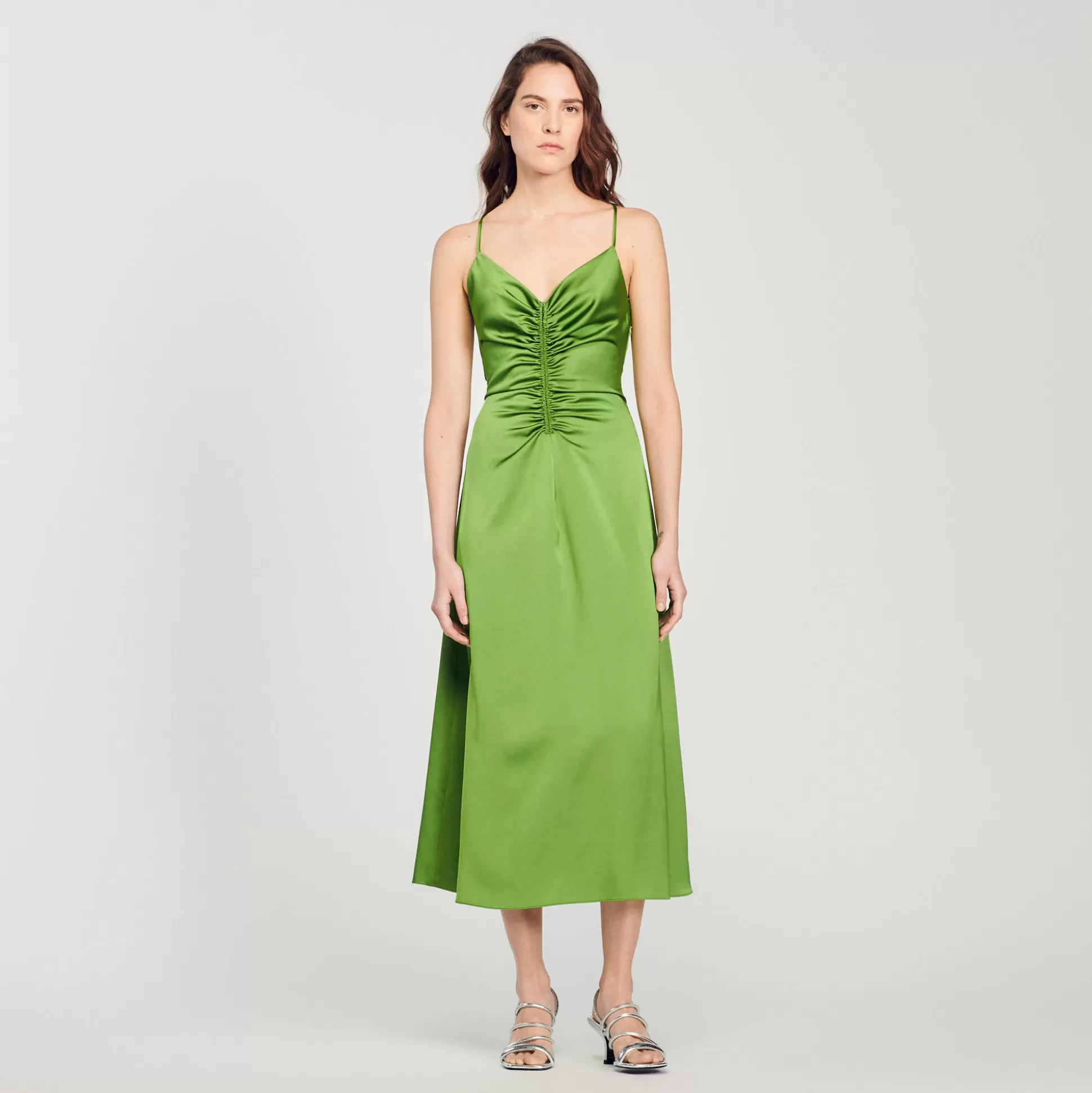 Sandro Paris Long Flowing Dress> Dresses