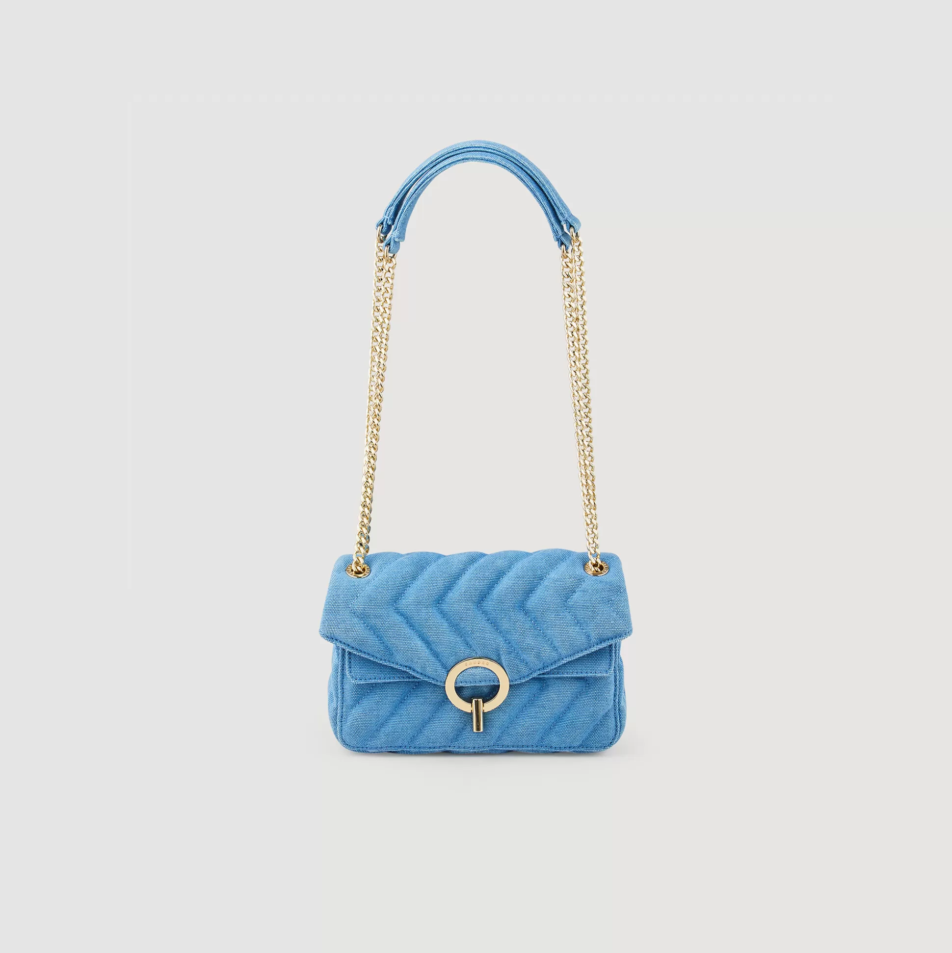 Sandro Paris Quilted Nylon Yza Bag> Crossbody Bags