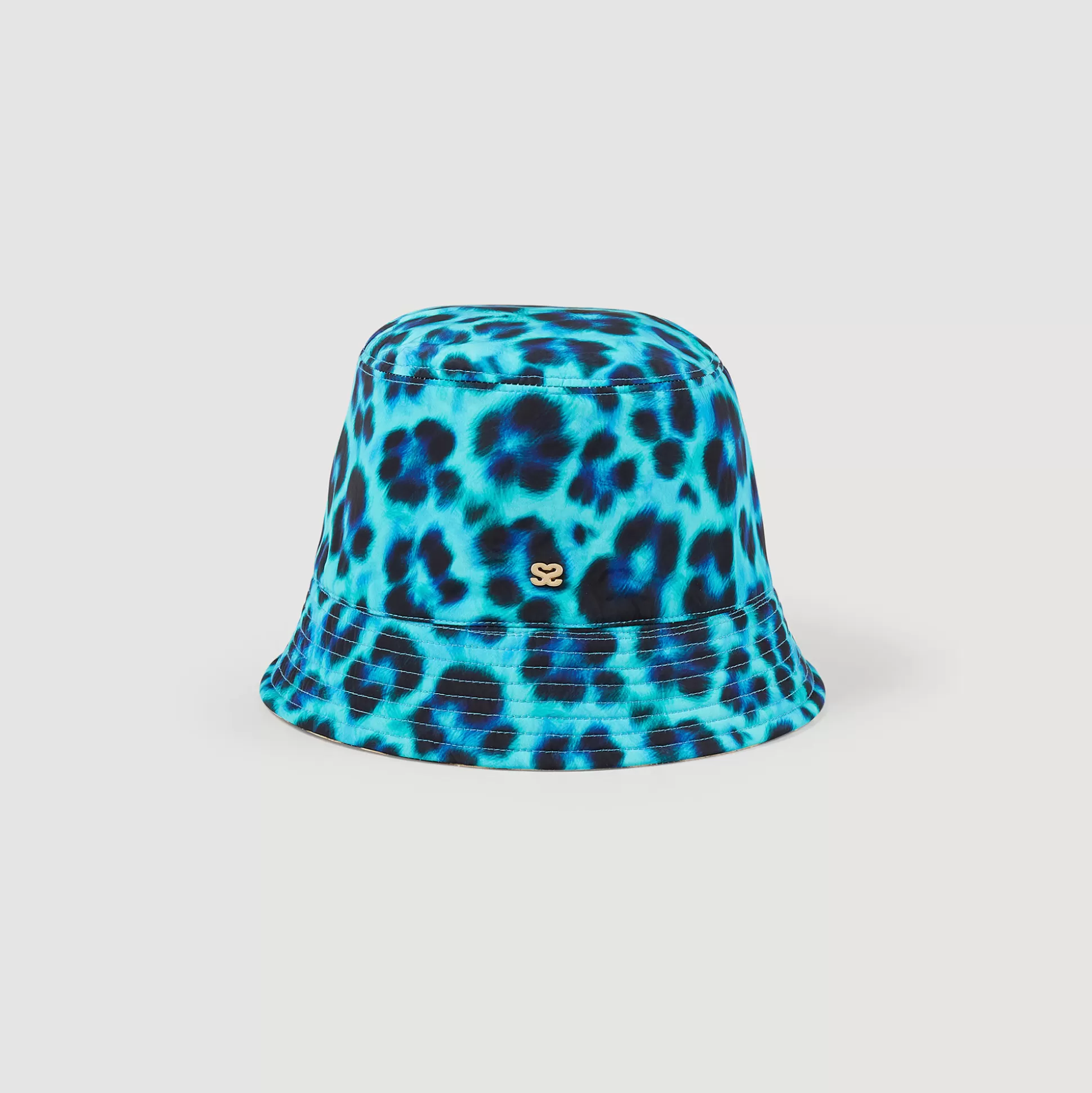 Sandro Paris Reversible Leopard-Print Hat> Hats