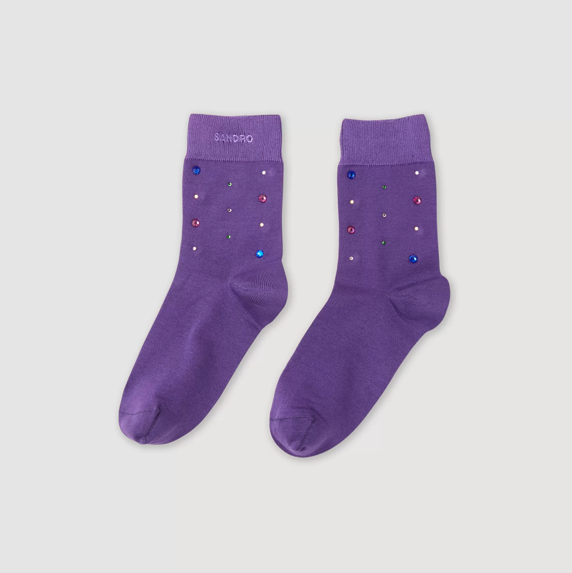 Sandro Paris Rhinestone Socks> Socks