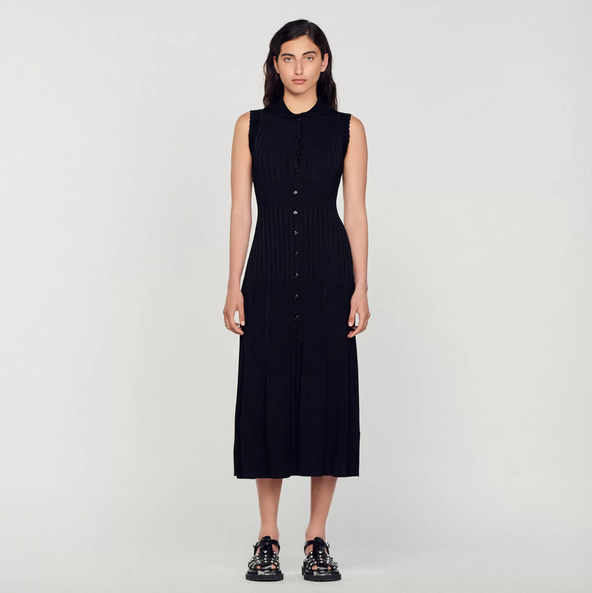 Sandro Paris Ribbed Maxi Dress> Dresses