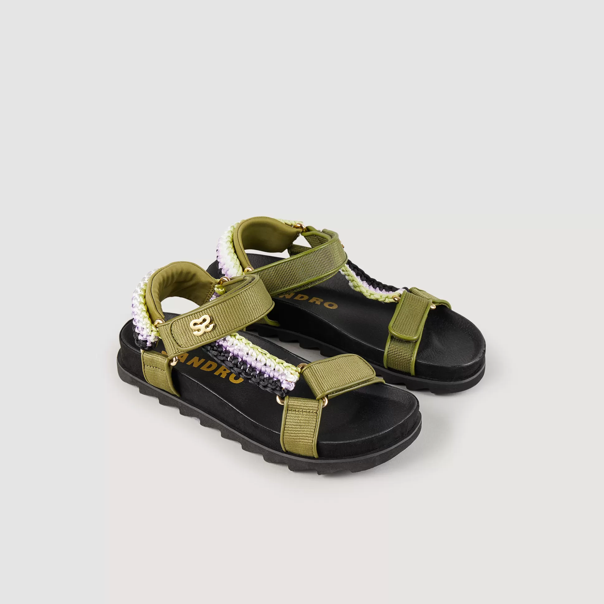 Sandro Paris Sandals With Colorful Braiding> Sandals