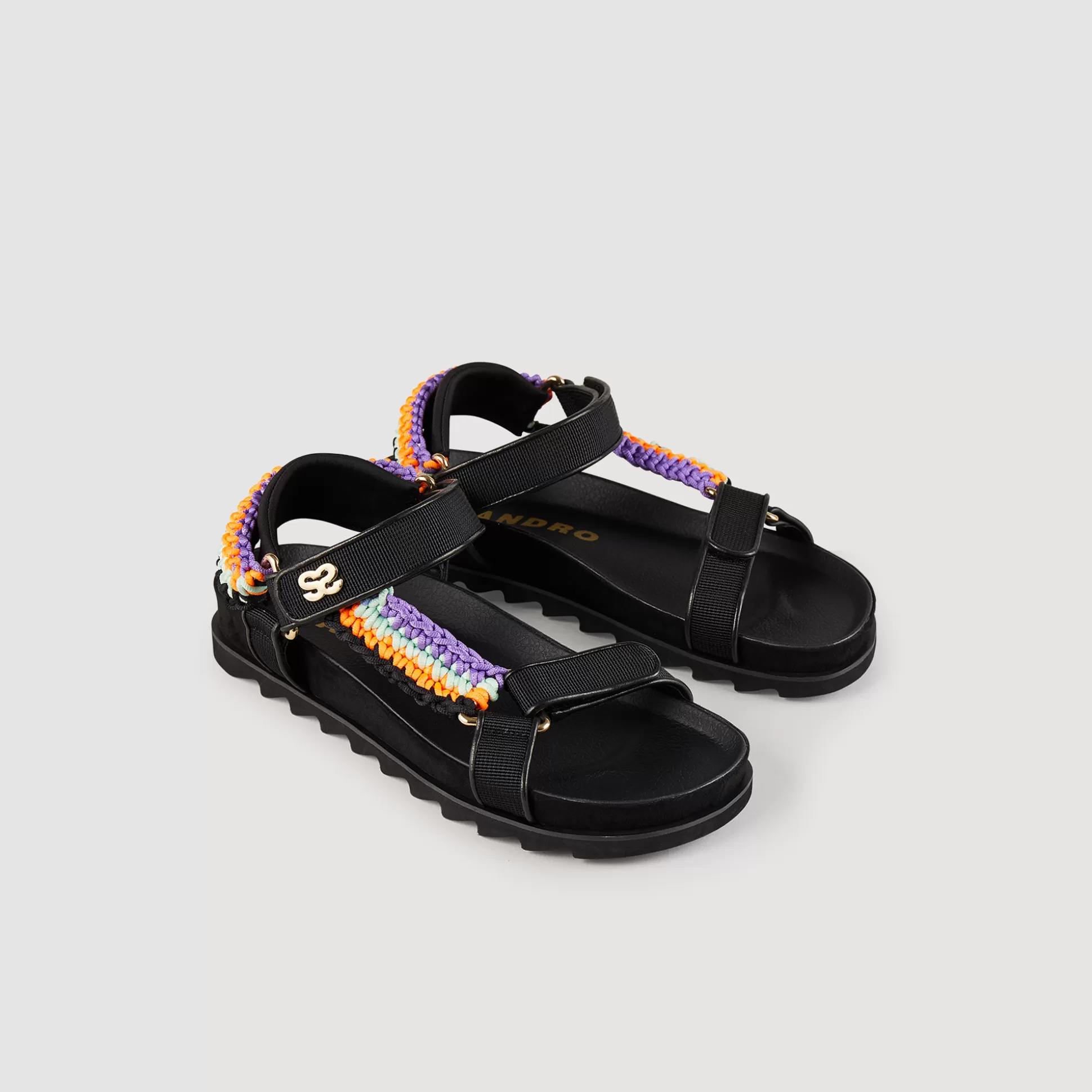 Sandro Paris Sandals With Colorful Braiding> Sandals