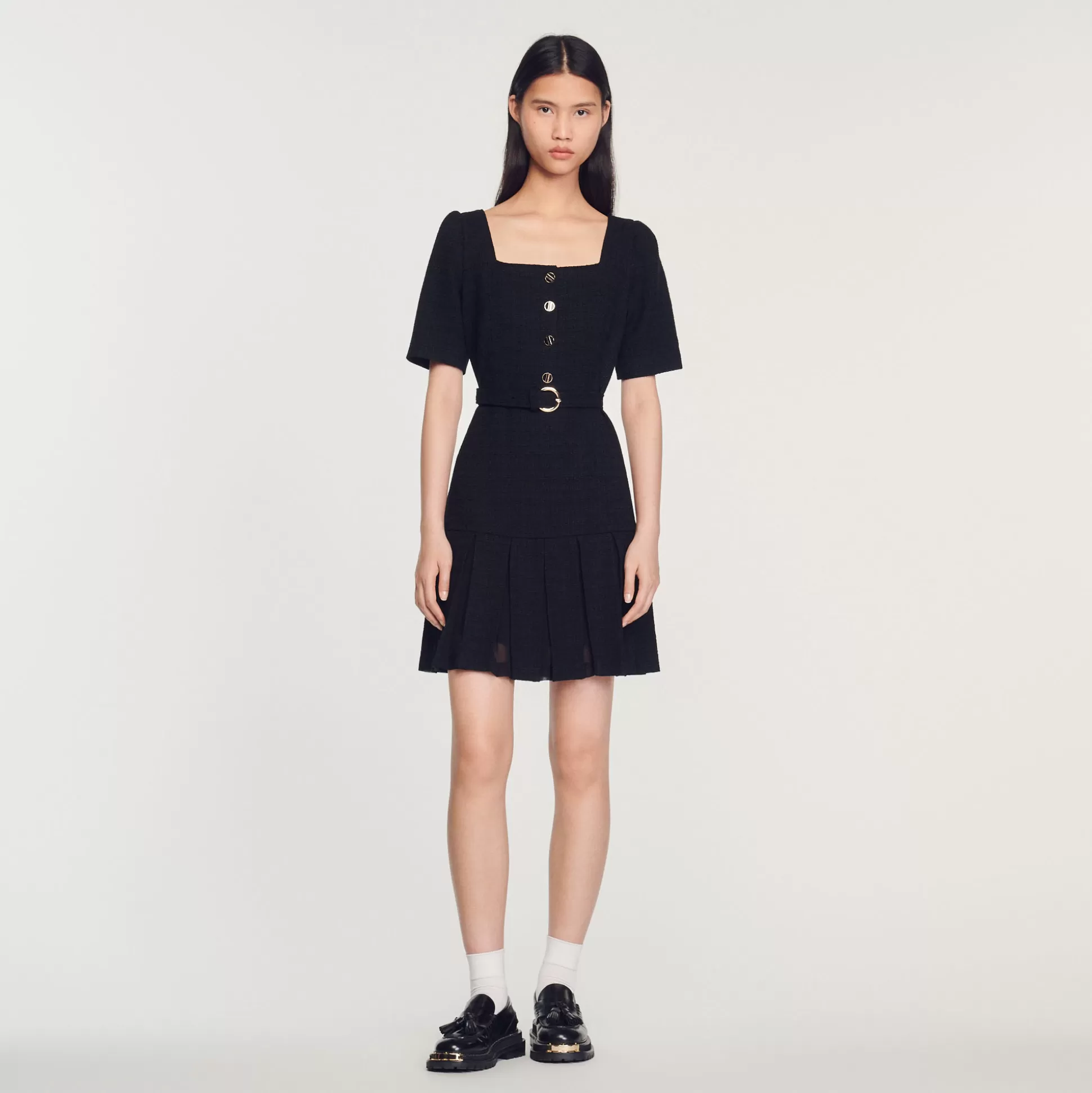 Sandro Paris Short Tweed Dress> Dresses