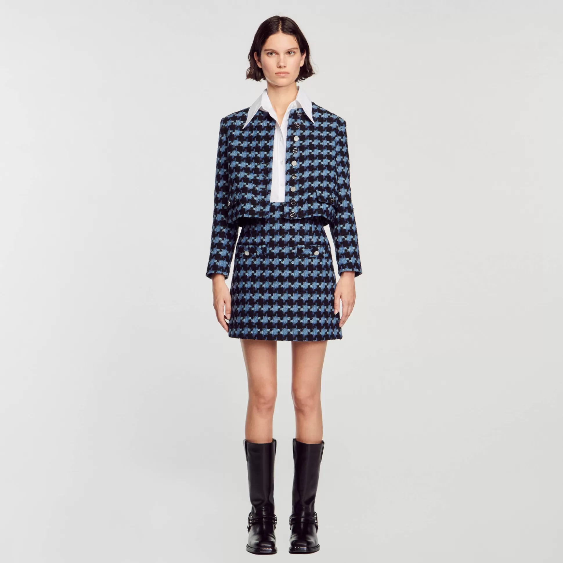 Sandro Paris Short Tweed Skirt> Skirts