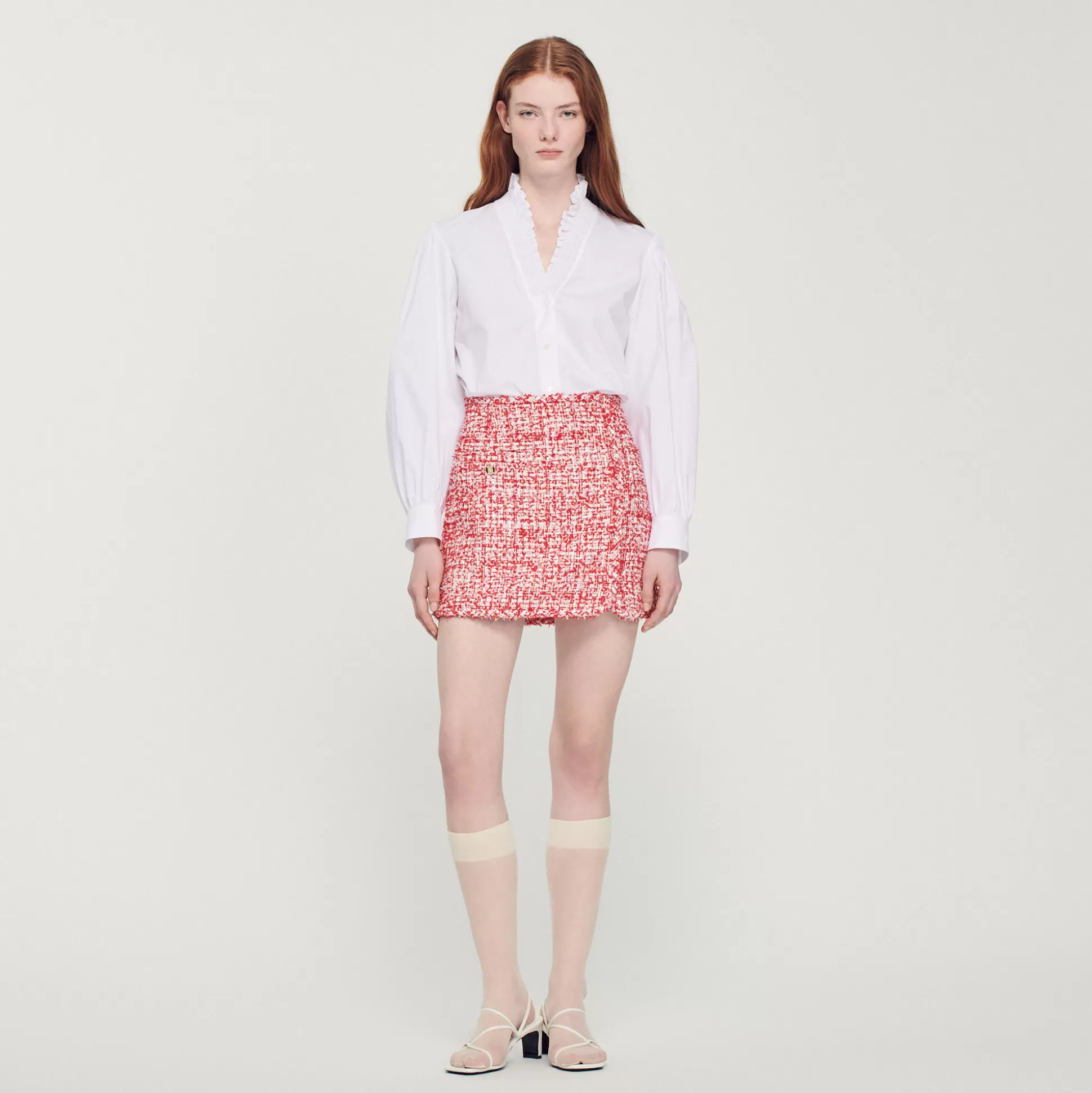 Sandro Paris Short Tweed Skirt> Skirts