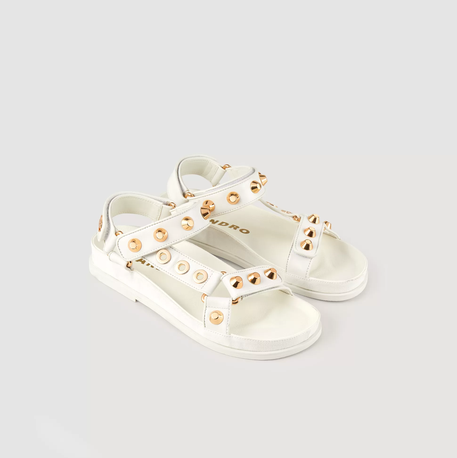 Sandro Paris Studded Leather Sandals> Sandals