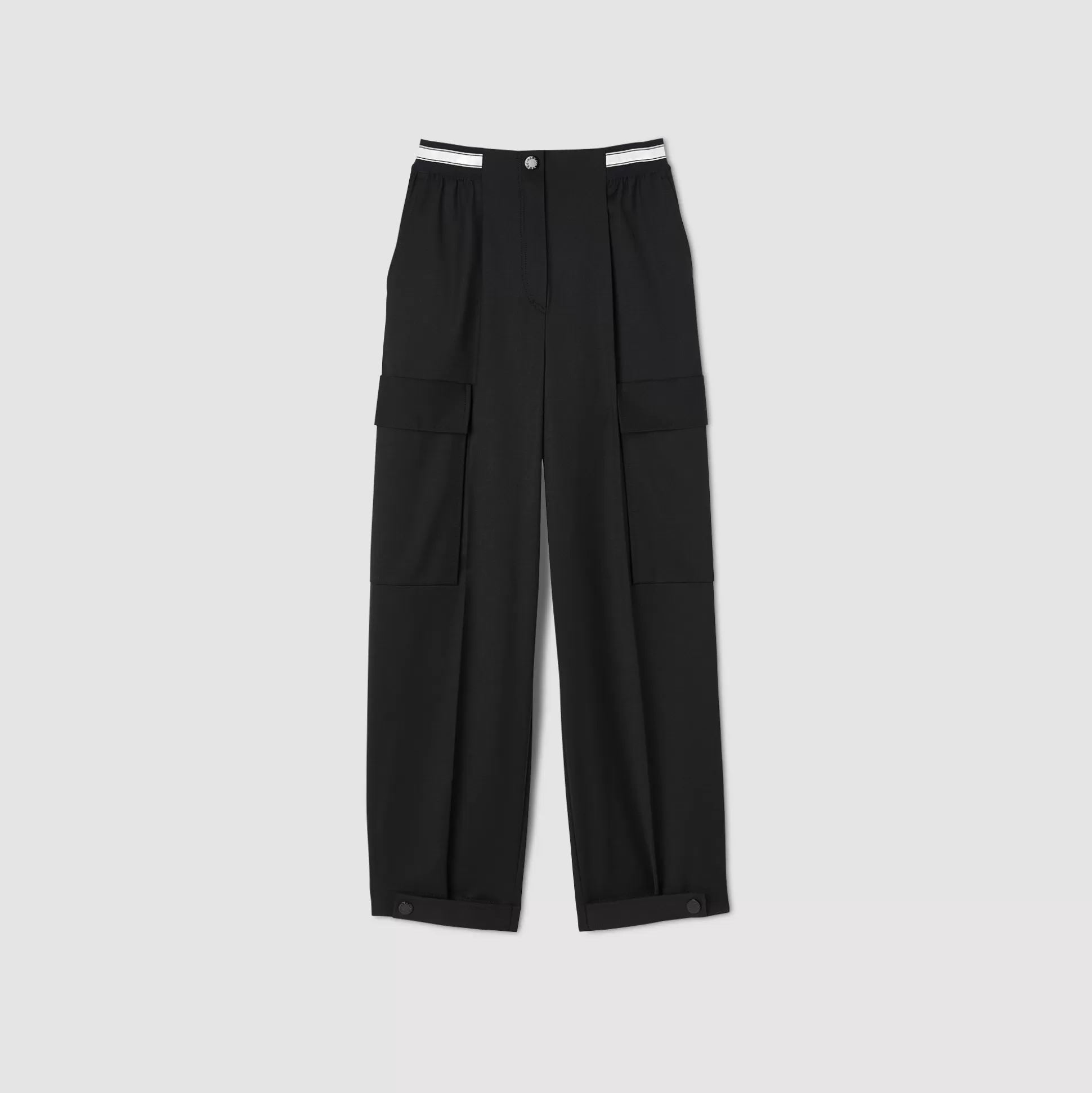 Sandro Paris Wide-Leg Cargo Pants> Pants & Shorts